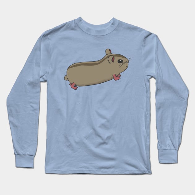 Running Hamster Long Sleeve T-Shirt by Geometrico22